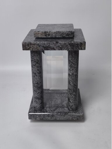 Žvakidė kvadratinė be križiuko granitas, Orion L8 (33*20*20)